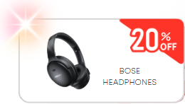 20% off headphones