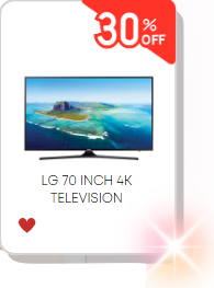 30% off TV