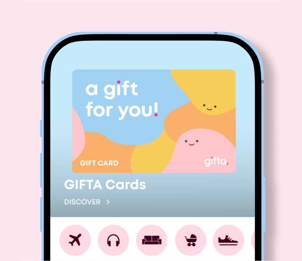 Send and receive gift cards with GIFTA